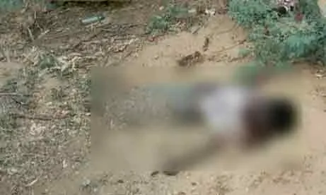 Four year old boy attack with stone...