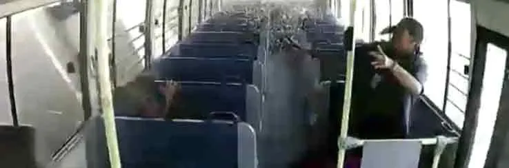 The stunning CCTV footage !!