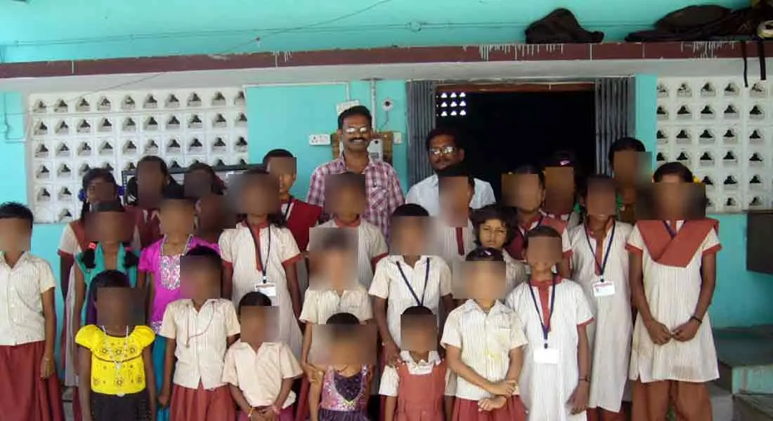  Under the guise of supporting! - Orphaned little girls!