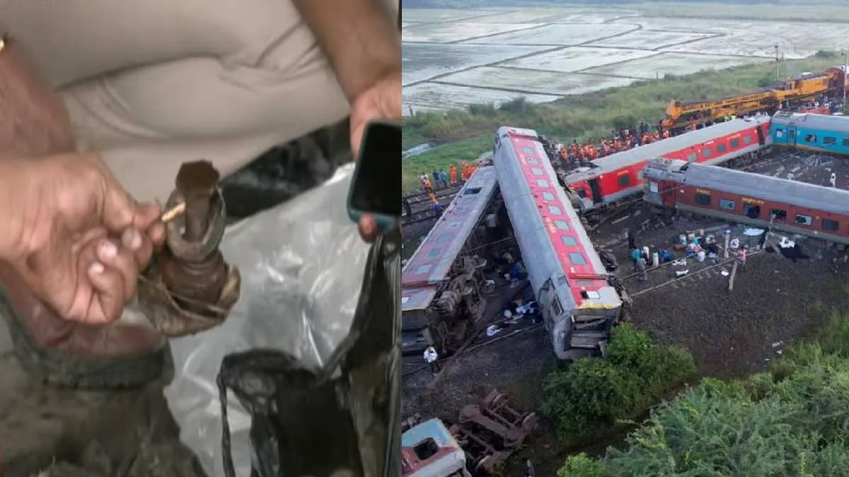  Kavarpet train accident; CCTV display output