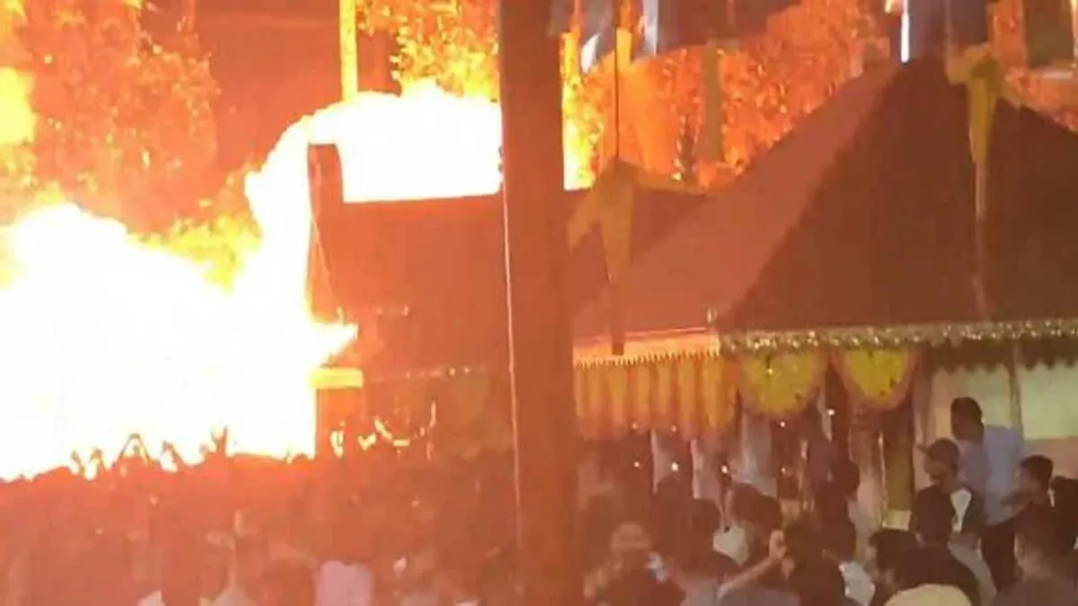 Fireworks explosion accident; 150 people were injured