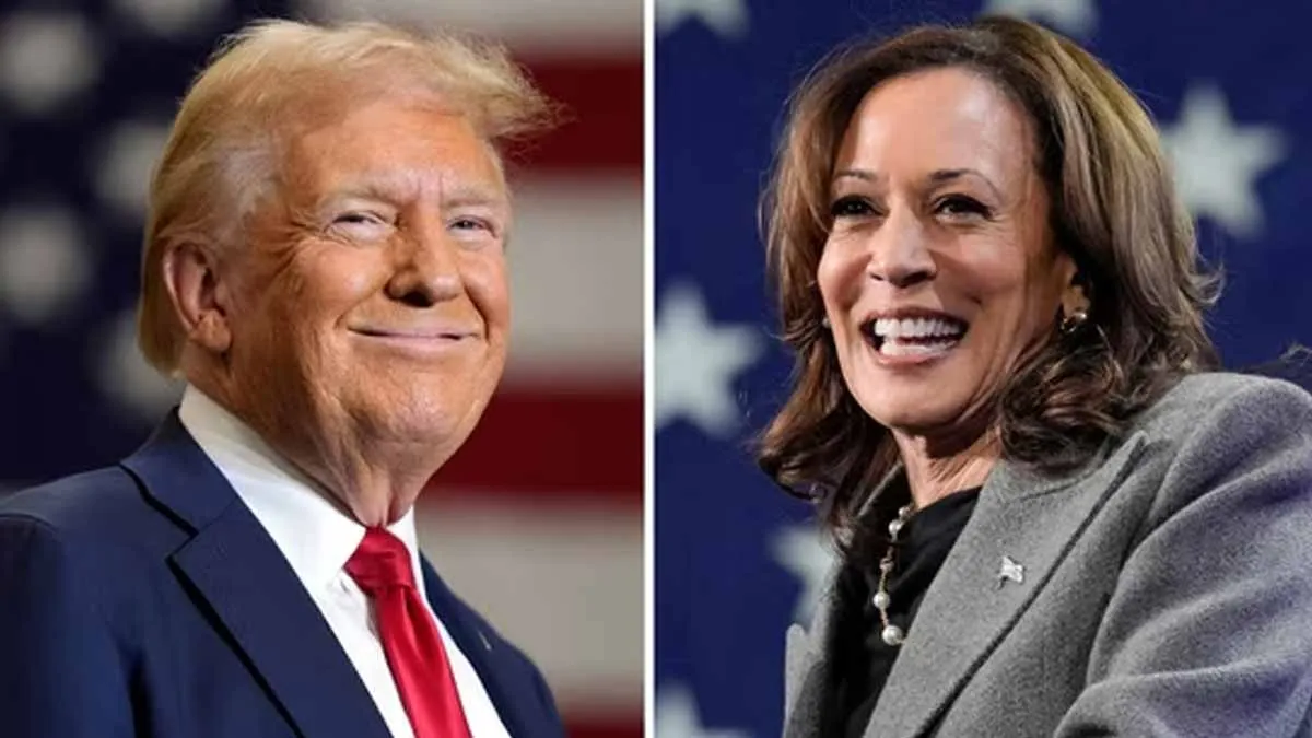 Fierce competition; Trump in the presence