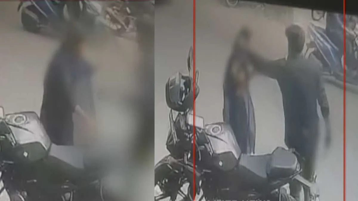 A young man who tried to cut a woman in broad daylight