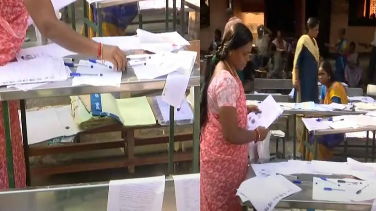 Rain that damaged the school; Employees who dry the certificates