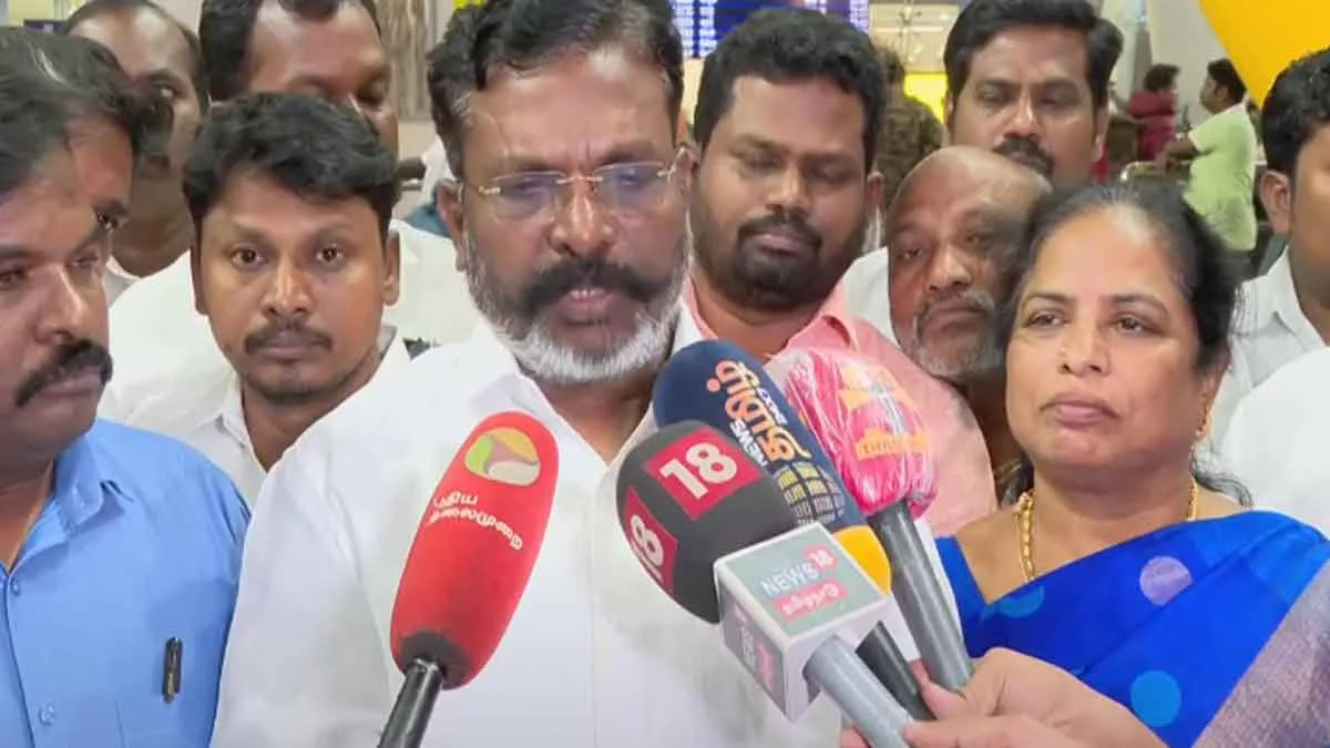 'Welcome but don't rush' - Thirumavalavan's opinion on Aadhav withdrawal