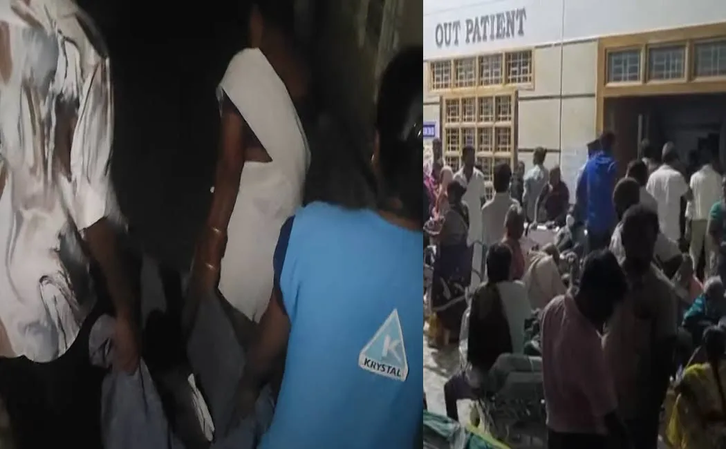 Midnight fire incident - shock at government hospital