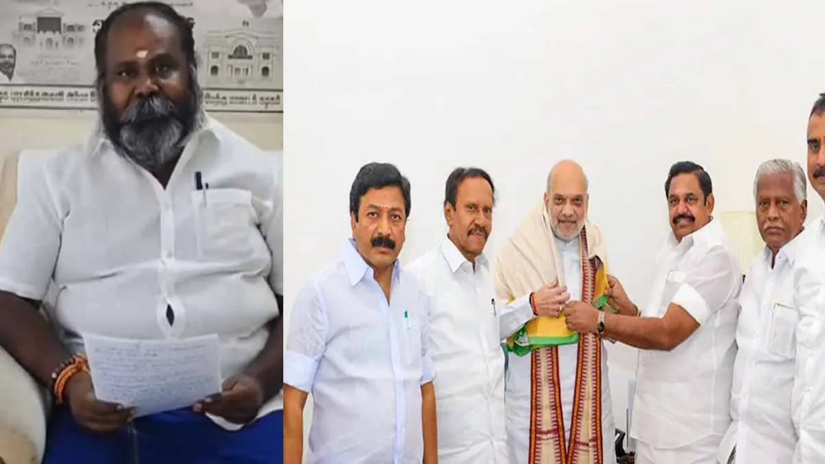  'Amit Shah is a reincarnation of Vallabhbhai Patel' - R.P. Udayakumar praises him