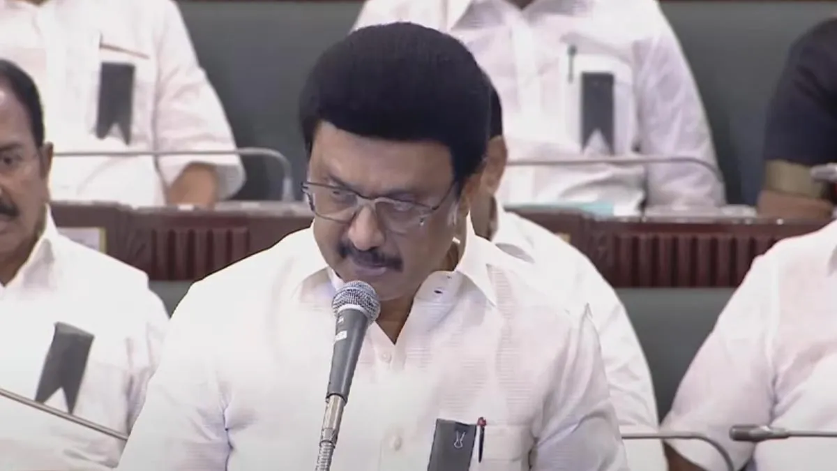 'DMK case will continue...' - CM wears black armband to protest