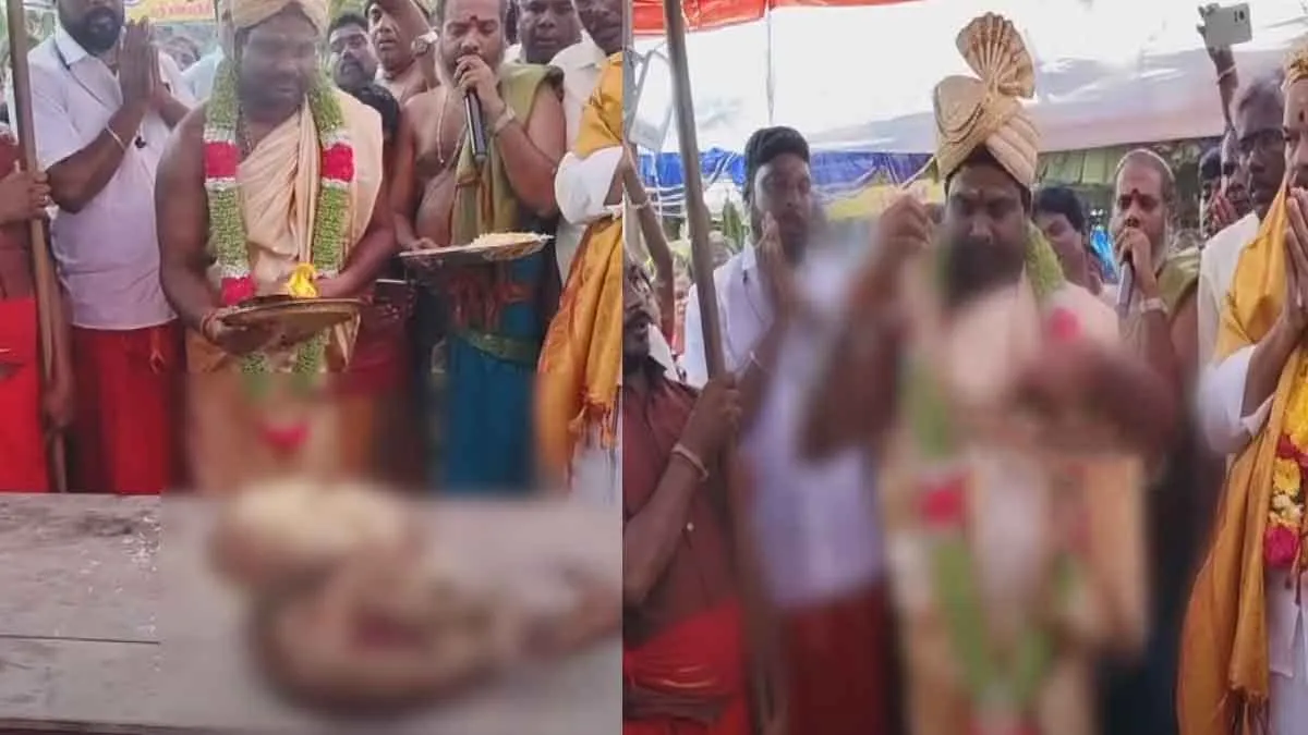  The shocking act of the priest who came to the temple for the consecration; people are shocked