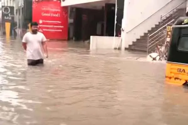 Second day rescue operation; Food delivery by helicopter