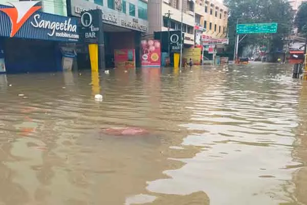A body washed away by the flood; Sensation in Nella