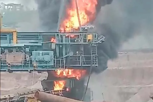 Conveyor belt fire accident at NLC