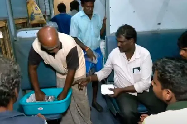 Humanity at risk; Train passengers like local residents