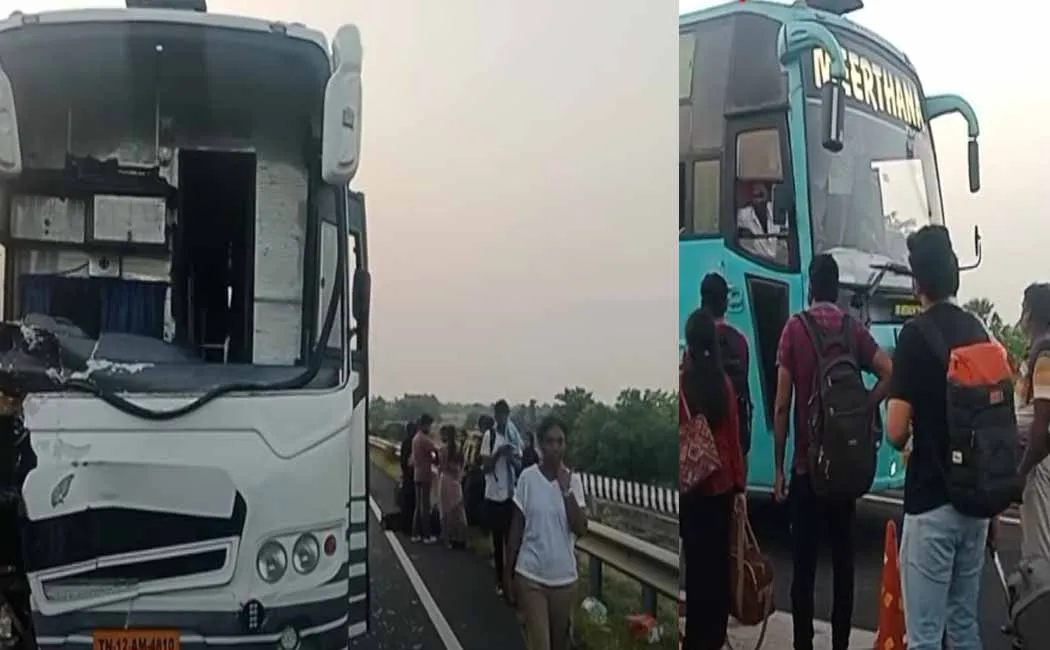 Luxury bus accident - more than 10 injured