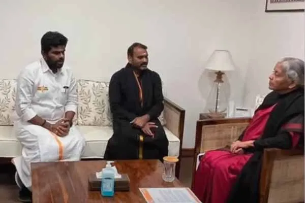  Annamalai meeting with Nirmala Sitharaman