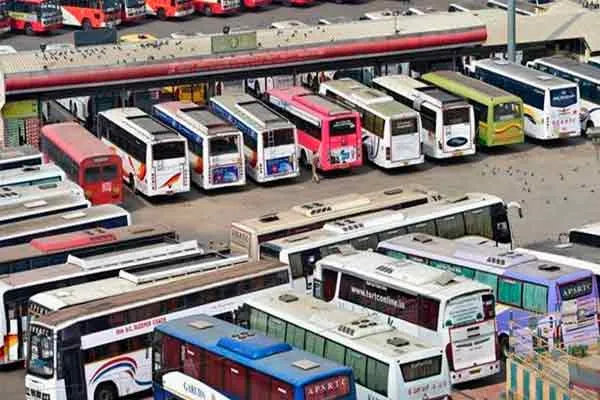 Omni Bus Issue; Police gathering in Coimbate