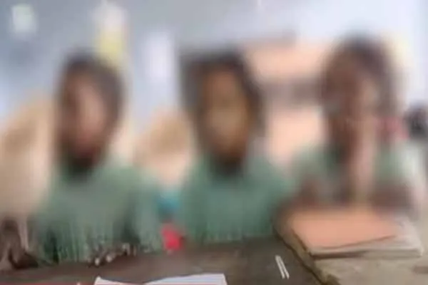 Video of school children being misled; Teacher suspended