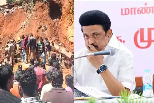 Landslides lose 6 people; Tamil Nadu Chief Minister Relief Notification