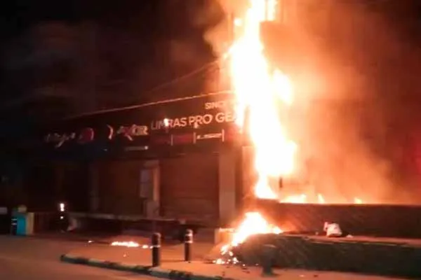 Poultry shop fire incident-Police investigation