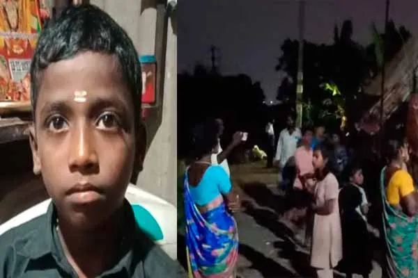 A boy lose their live due to electric shock while turning on the borewell switch