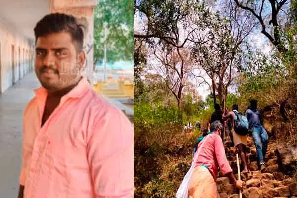 A youth who went to Velliangiri mountain was lose their live