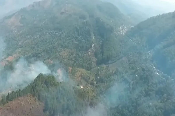 'Forest Fire' in Kodaikanal Hill