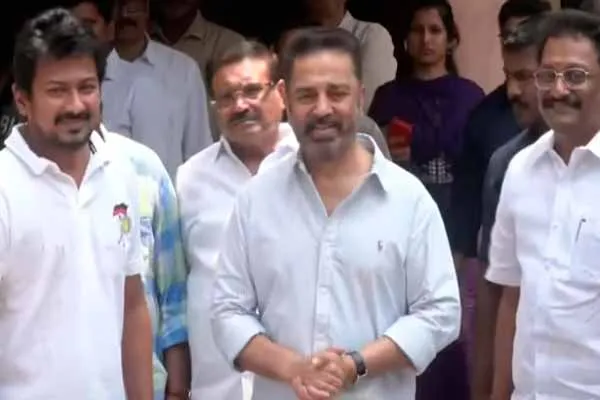 Kamal Haasan who went dmk head office; A solid DMK-MNM alliance
