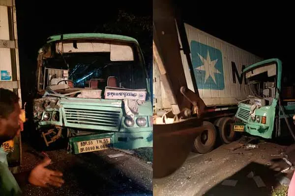 Hijacked government bus accident