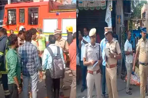 Mysterious substance explosion in Kolathur