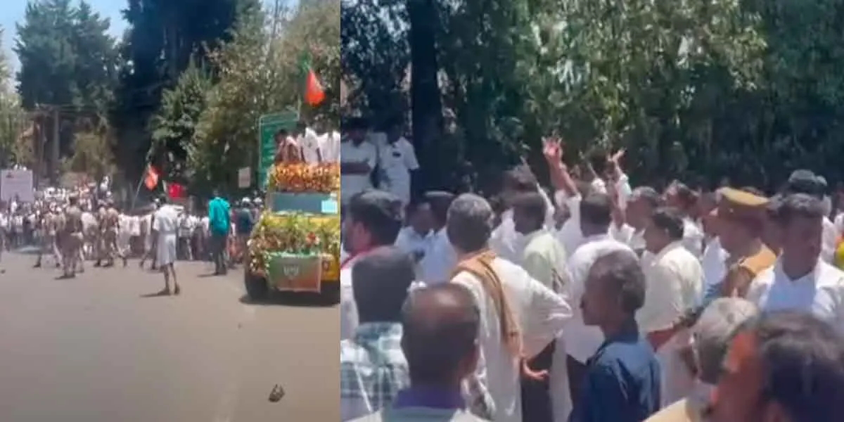  Violating AIADMK, BJP- Police case registered