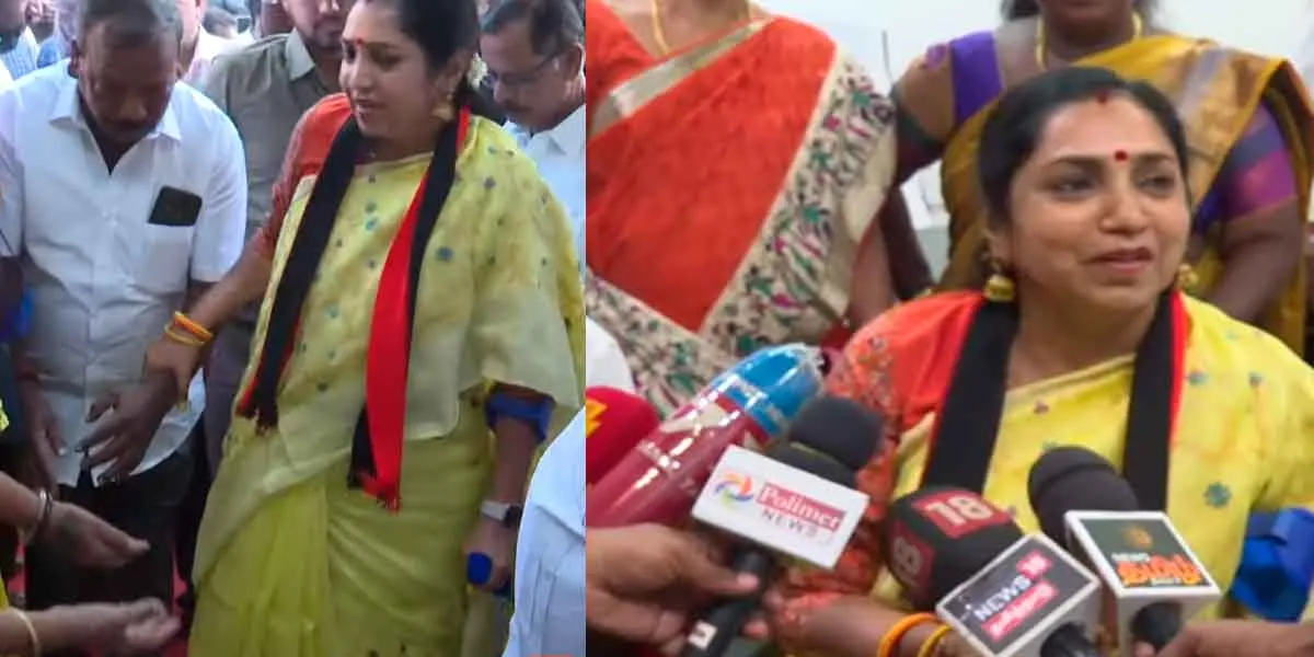 Tamilachi Thangapandian responded to the criticism