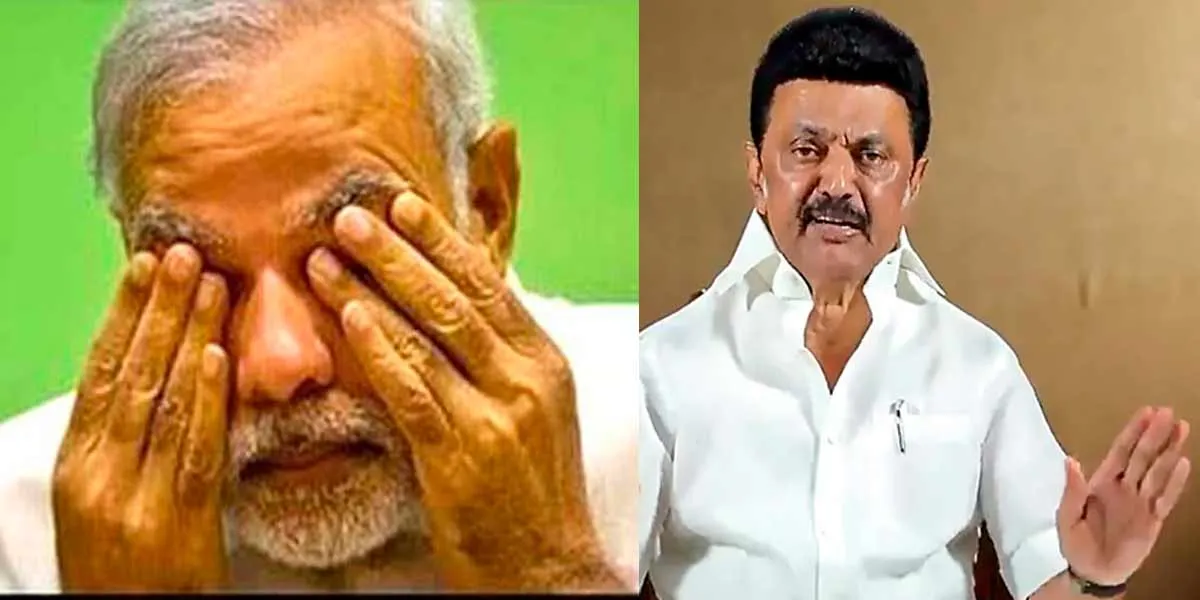 'His eyes will not believe Modi's tears'-Criticism of CM Stalin