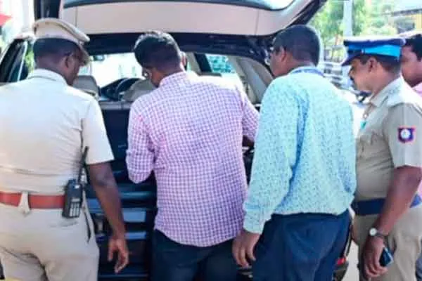Election flying squad test in Kanimozhi car