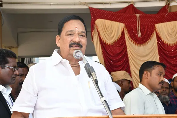 'The Chief Minister is the first voice against whoever raises a question against Tamil' - Minister Gandhi speech