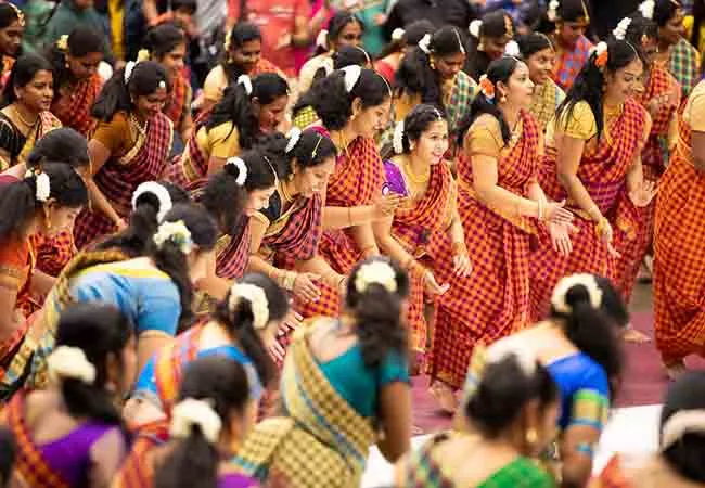 america tamil peoples celebrate the pongal festival 