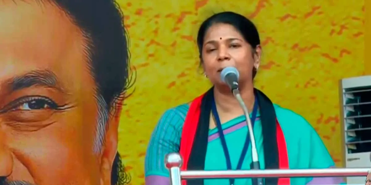 'Basic Dravidianism can be clearly seen in Congress manifesto' - Kanimozhi speech