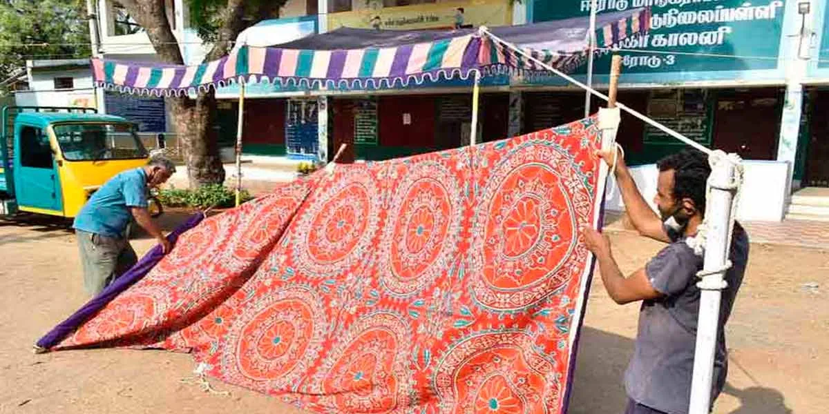 heat exposure; Samiana pandal at polling centers