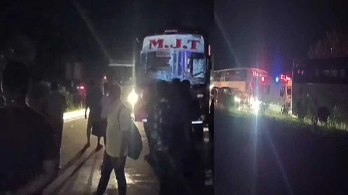 Buses hit one after the other in an accident - 15 injured