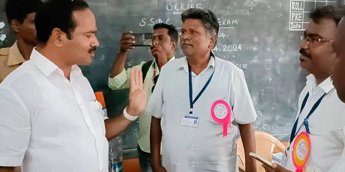  Former AIADMK MP abstained from voting after refusing to be photographed