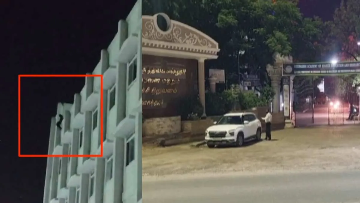 Medical student  by jumping from 5th floor; A viral video
