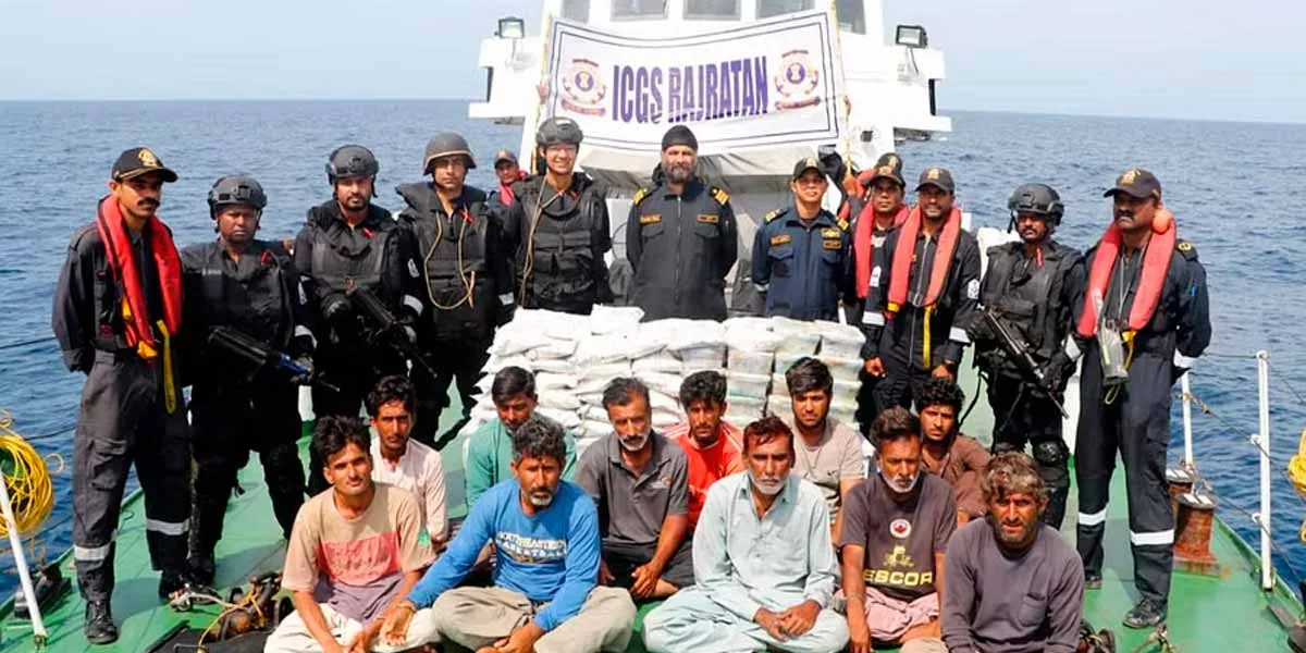 narcotics at sea; Repeated agitation in Gujarat