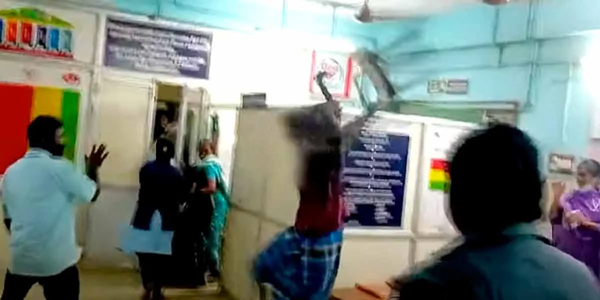 Into the hospital in the middle of the night, the frenzy; Intoxicated raider arrested