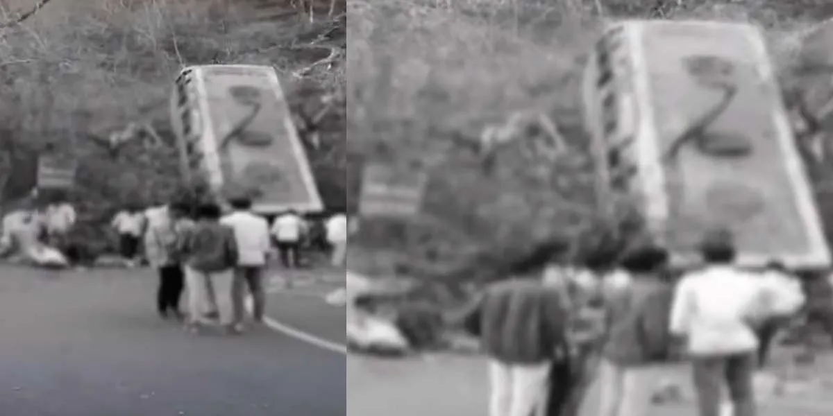 A bus overturned in Yercaud and there was a major accident