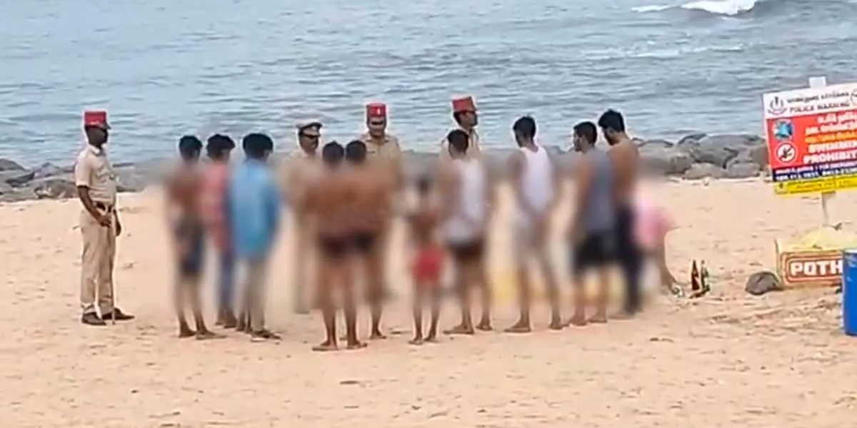Transcendent bath;  police Convicted to youths