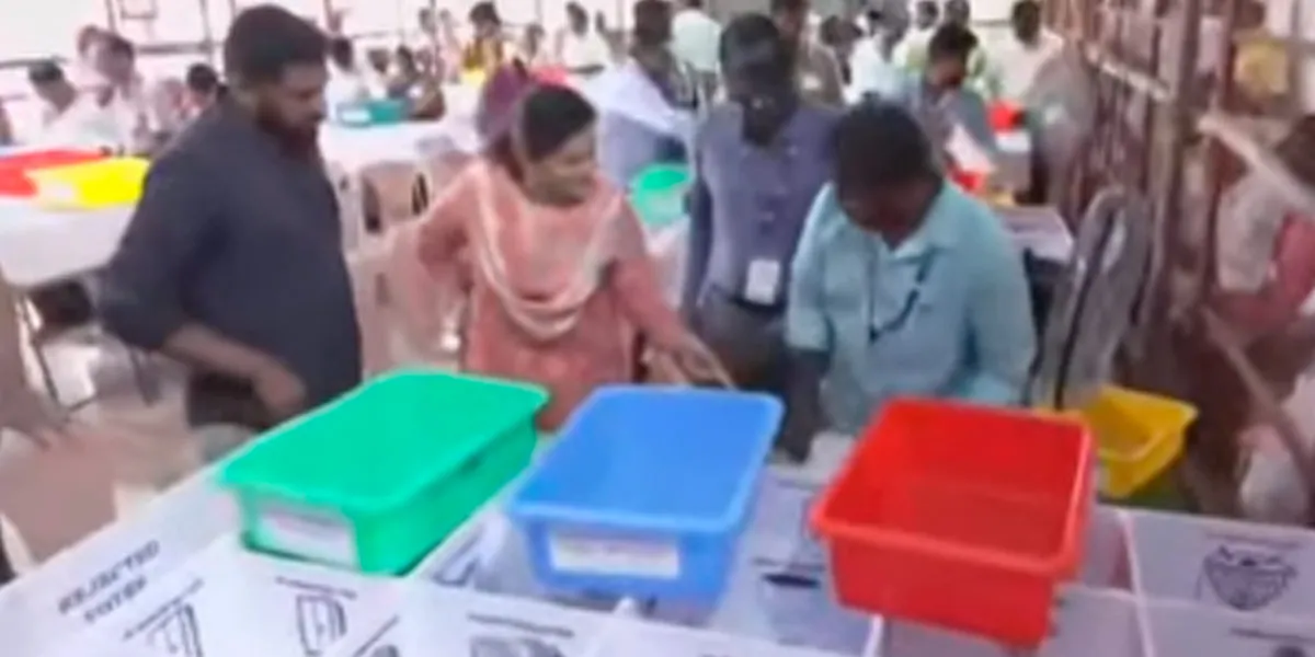 Counting of votes started