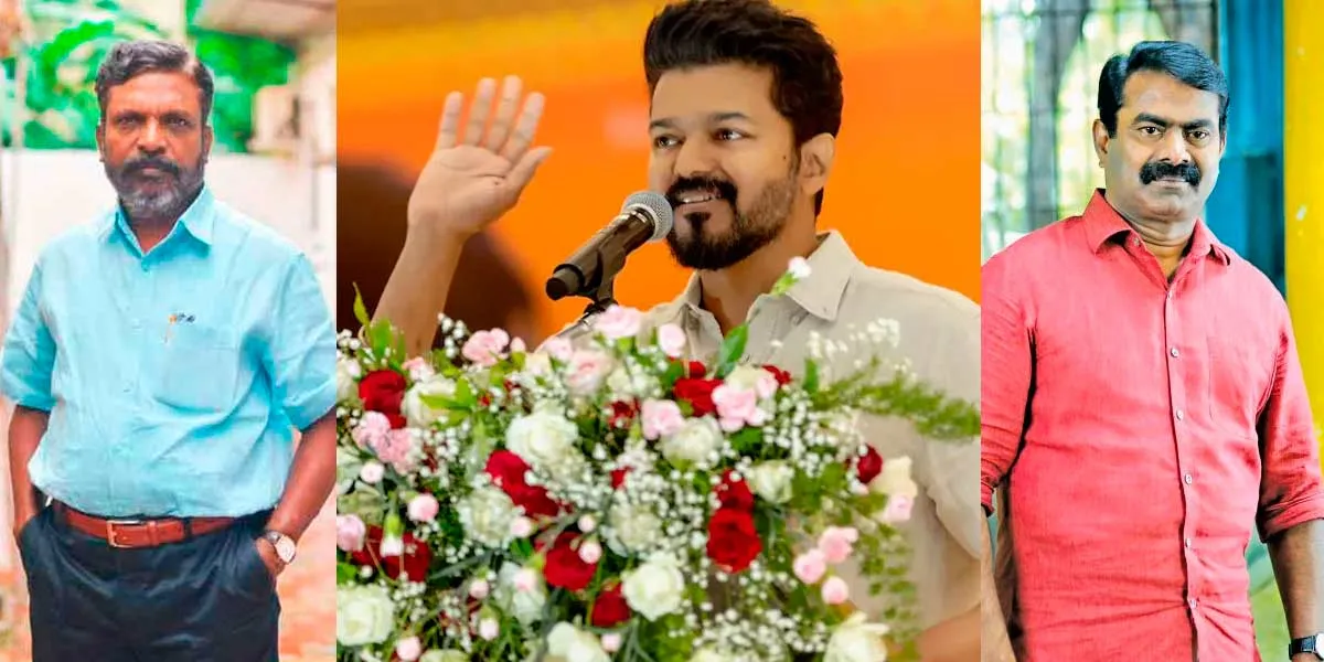 Vijay congratulates Thiruma and Seeman