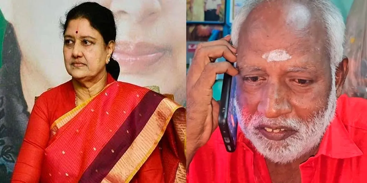 'MGR's party has never gone like this' - a tragic decision taken by a volunteer; Sasikala consoles