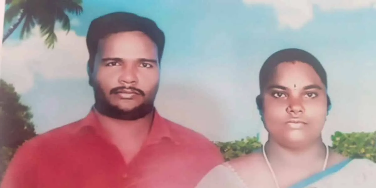 Electric shock on husband drying clothes; The wife who went to save also lost her life