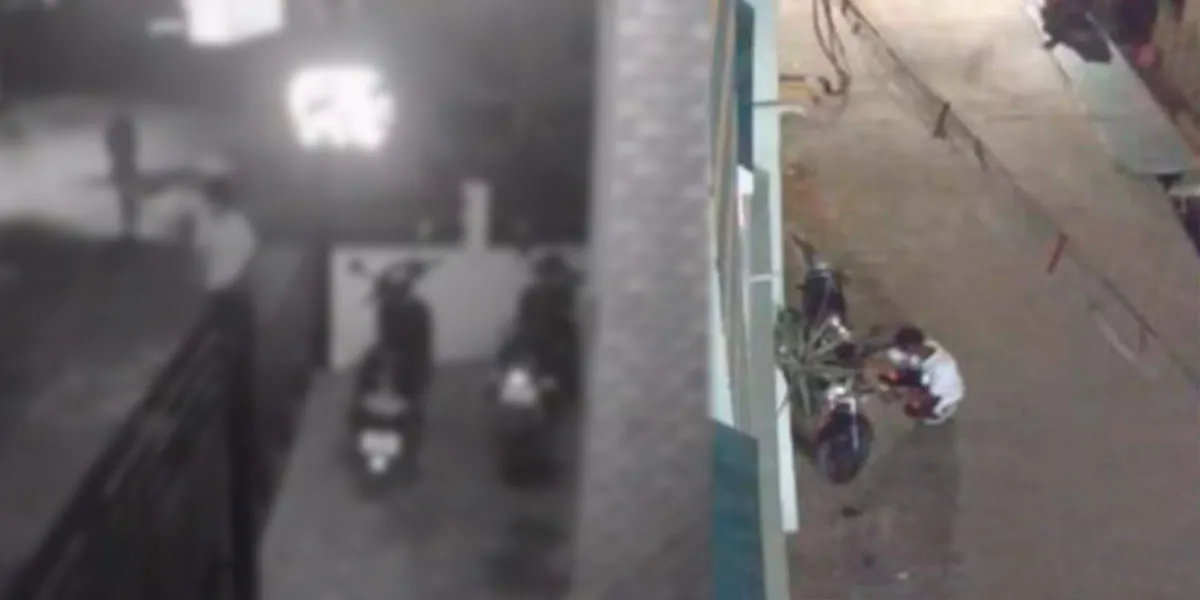 Gasoline theft under the influence of ganja; Intimidation on knocking - public in fear