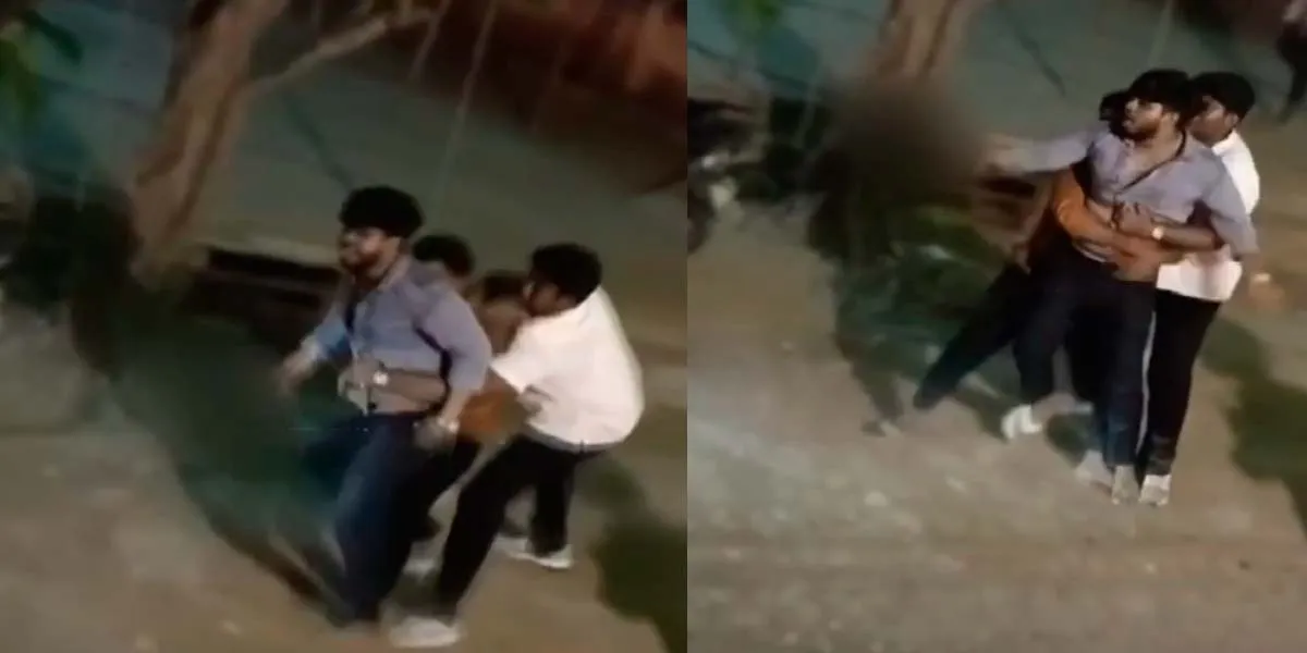 A young man with a sword; A viral video